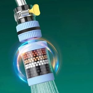 1 Pic 360 Degree Rotatable 6 Layers Water Filter Tap
